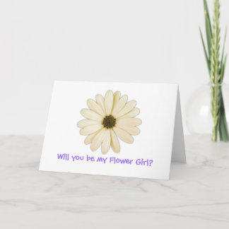 "Will you be my Flower Girl?" Greeting Cards
