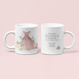 Will You Be My Flower Girl Personalized Proposal Coffee Mug