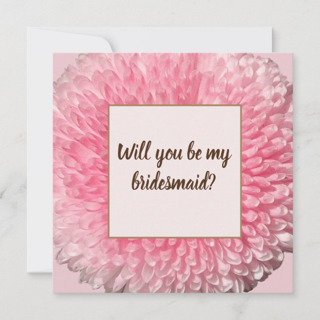 Will you be my flowergirl card (Front)
