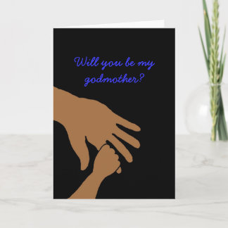 will you be my godmother in blue card ethnic
