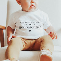 Will You Be My Godparents Photo Proposal