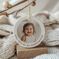 Will You Be My Godparents Photo Proposal