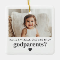 Will You Be My Godparents Photo Proposal