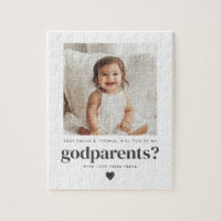 Will You Be My Godparents Photo Proposal
