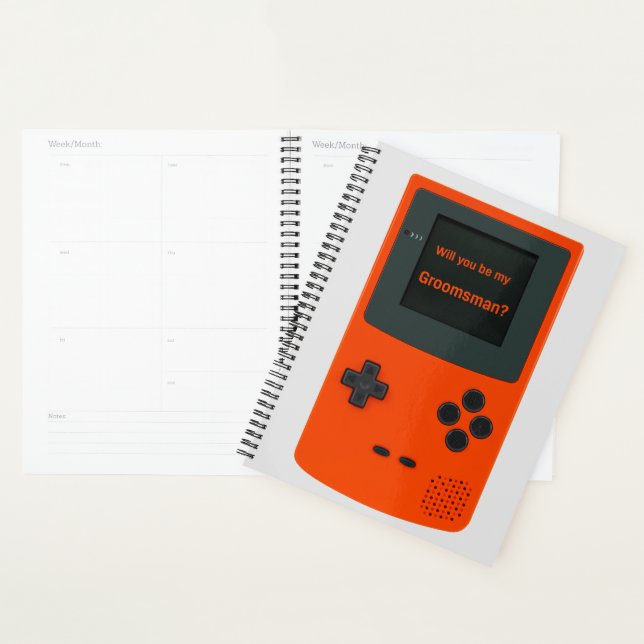 Will You Be My Groomsman Handheld Electronic Game Planner (Display)