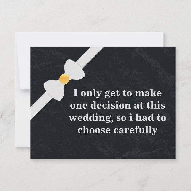 Will you be my Groomsman? Invitation (Front)