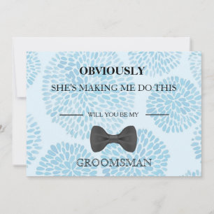 Will You Be My Groomsman? Invitation