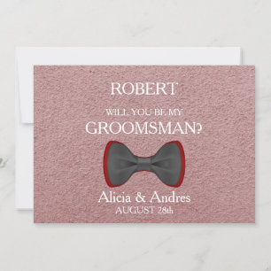 Will you be my Groomsman? Invitation