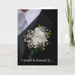 Will You Be My Groomsman Invitation