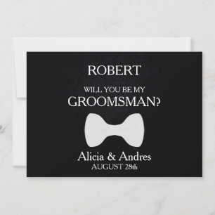 Will you be my Groomsman? Invitation