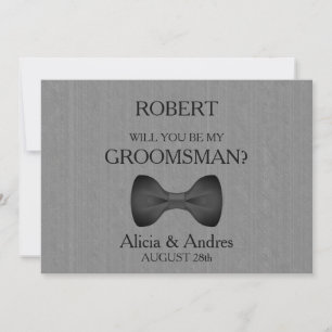 Will you be my Groomsman? Invitation