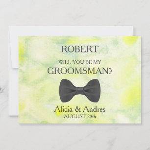 Will you be my Groomsman? Invitation