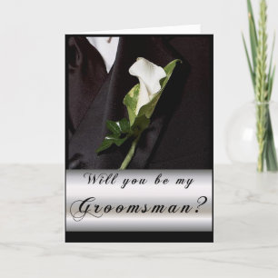 Will you be my Groomsman? Invitation
