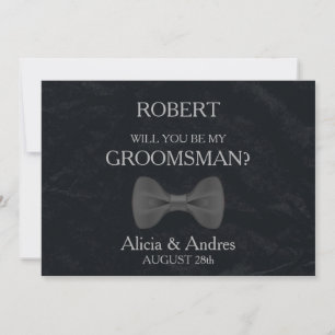 Will you be my Groomsman? Invitation