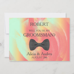 Will you be my Groomsman? Invitation