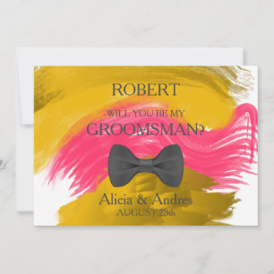 Will you be my Groomsman? Invitation