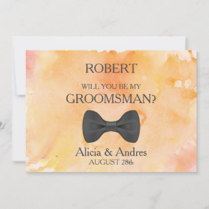 Will you be my Groomsman? Invitation