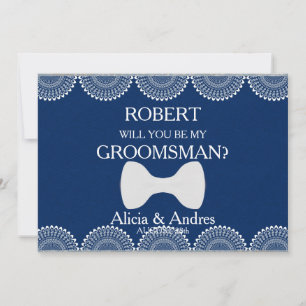 Will you be my Groomsman? Proposal Invitation