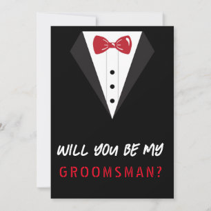 Will You Be My Groomsman? Thank You Card