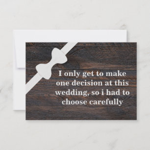 Will you be my Groomsman? Wooden Background Invitation