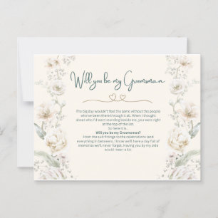 Will you be my Groomsmen - Proposal Postcard