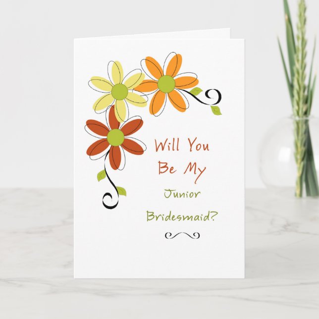Will You Be My Junior Bridesmaid? Invitation (Front)
