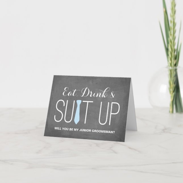 Will you be my Junior Groomsman | Groomsman Invitation (Front)
