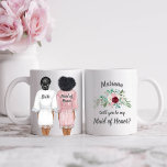 Will you be my Maid Honour? Girls In Robes Coffee Mug<br><div class="desc">These gorgeous mugs will definitely wow your future bridal party! See the whole collection for more customizations!</div>