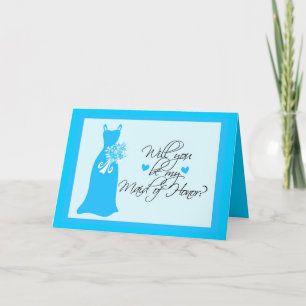 Will you be my Maid of Honor? Invitation
