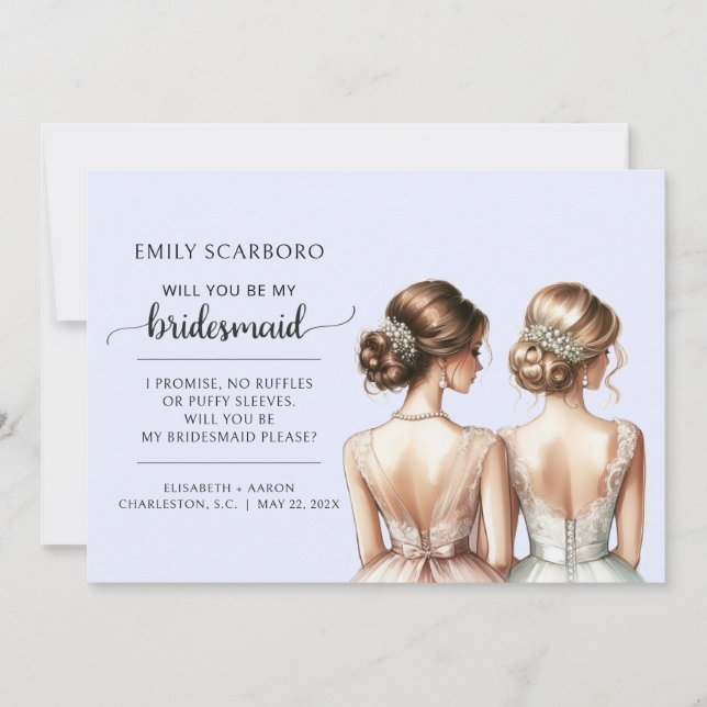 Will You Be My Maid of Honour Card (Front)