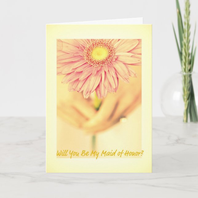 Will You Be My Maid of Honour Card (Front)