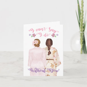 Will you be my Maid of Honour Card
