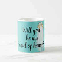Will you be my maid of honour? customize  colour