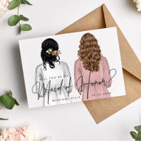 Will You Be My Maid of Honour? Girls in Robes V2 I