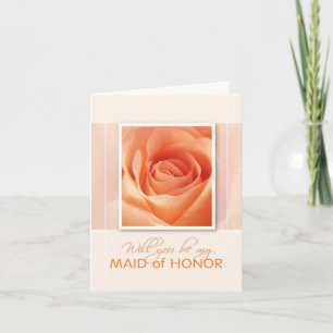 Will You Be My Maid of Honour Invitation