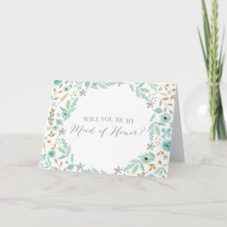 Will You Be My Maid of Honour? Invitation