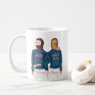 Will you be my Maid of Honour Jean Jacket Mug