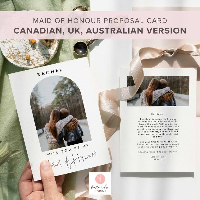 Will you be my Maid of Honour Minimalist Photo UK  (Creator Uploaded)