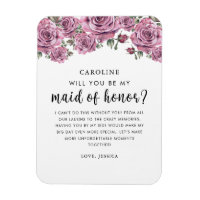 Will you be my Maid of honour proposal