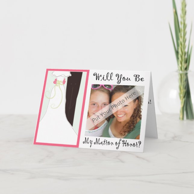Will You Be My Matron of Honour Card (Front)