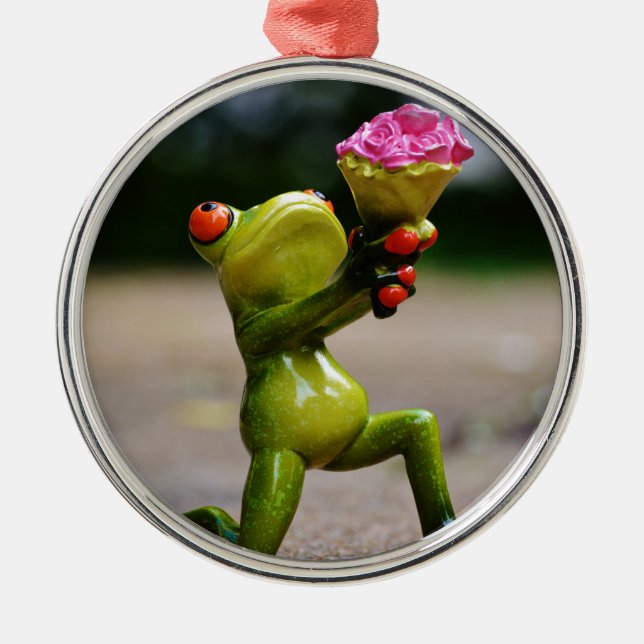 Will you be my.... metal ornament (Front)