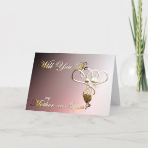 Will you be my Mother in law Wedding card