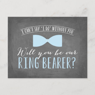 Will you be my Ring Bearer ? Groomsmen Invitation