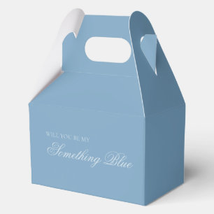 Will You Be My Something Blue Proposal Box