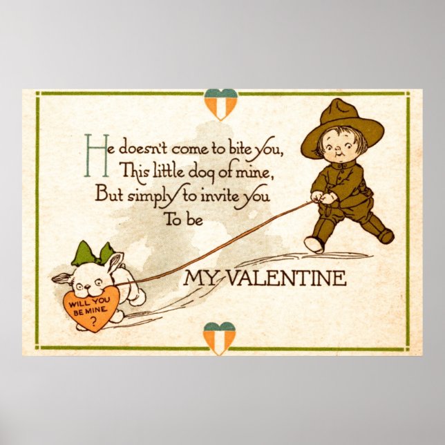 Will you be my Valentine? Poster (Front)