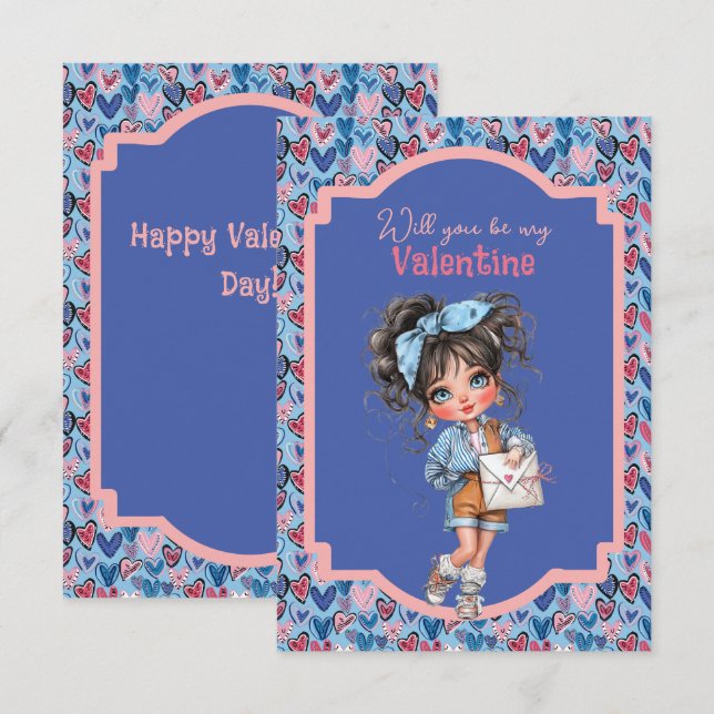 Will You Be My Valentine Teen  (Front/Back)