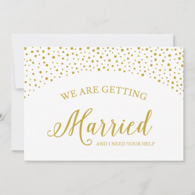 Will You Be My Wedding Party Proposal Card (Front)