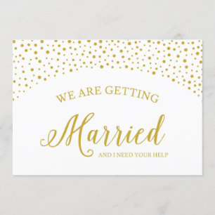 Will You Be My Wedding Party Proposal Card