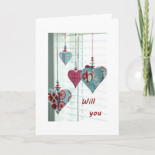 WILL YOU LOVE ME FOREVER/BE MY VALENTINE HOLIDAY CARD
