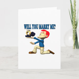 Will You Marry Me 12 Card